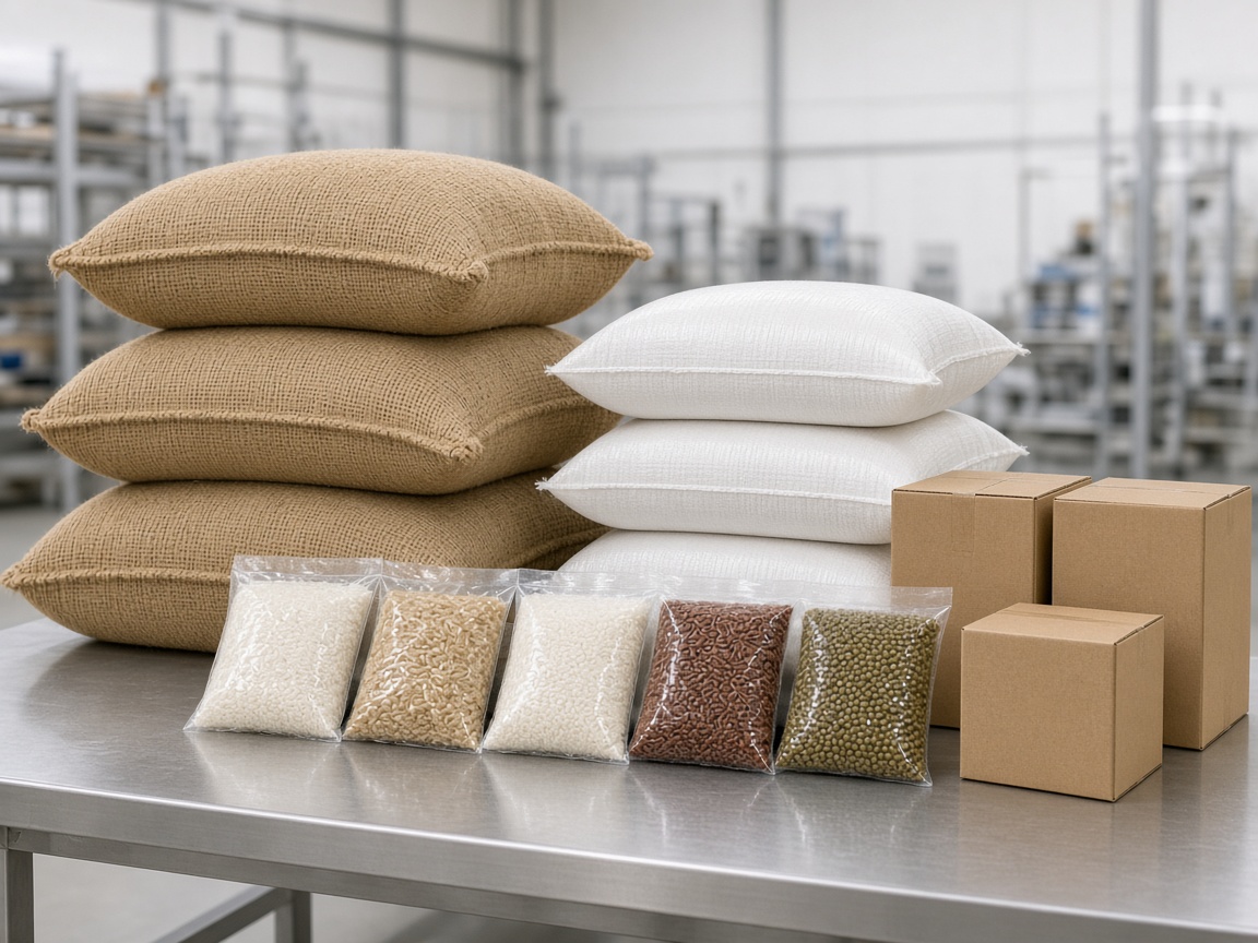Export packaging bags and cartons
