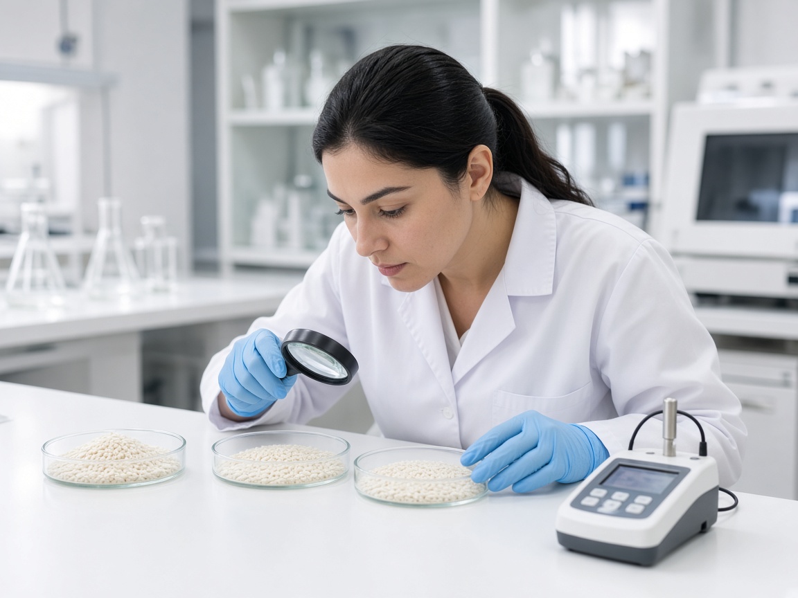 Quality inspection of rice samples